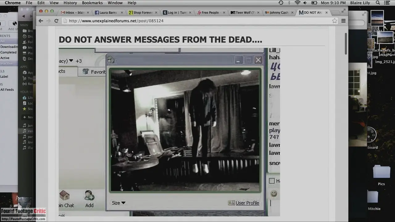 Unfriended (2014) - Found Footage Films Movie Fanart (Found Footage Horror)