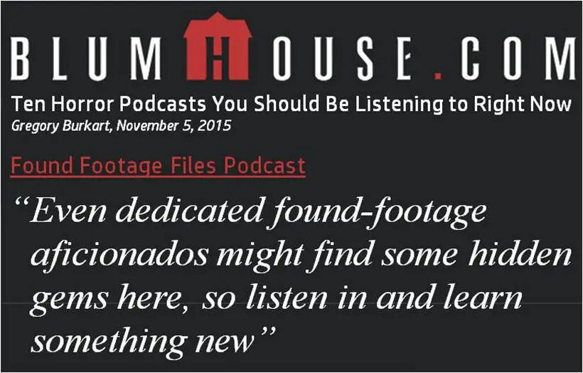 Found Footage Files Podcast - Blumhouse